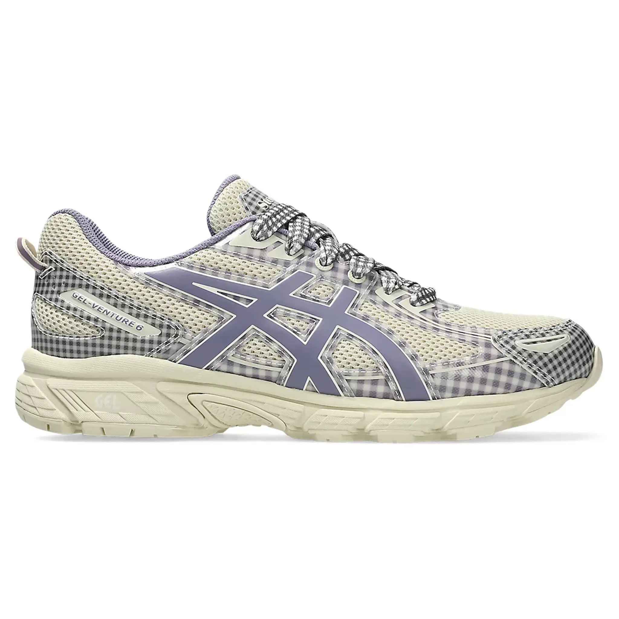 Side view of Story MRG. x ASICS Gel-Venture 6 Vanilla Violet Quartz